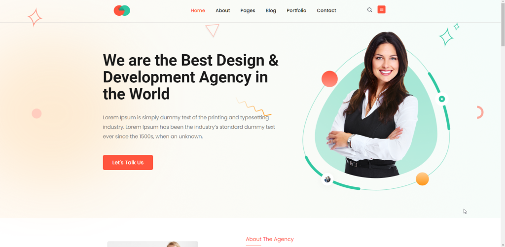 Digital Agency Landing Page 1 Screenshot 5